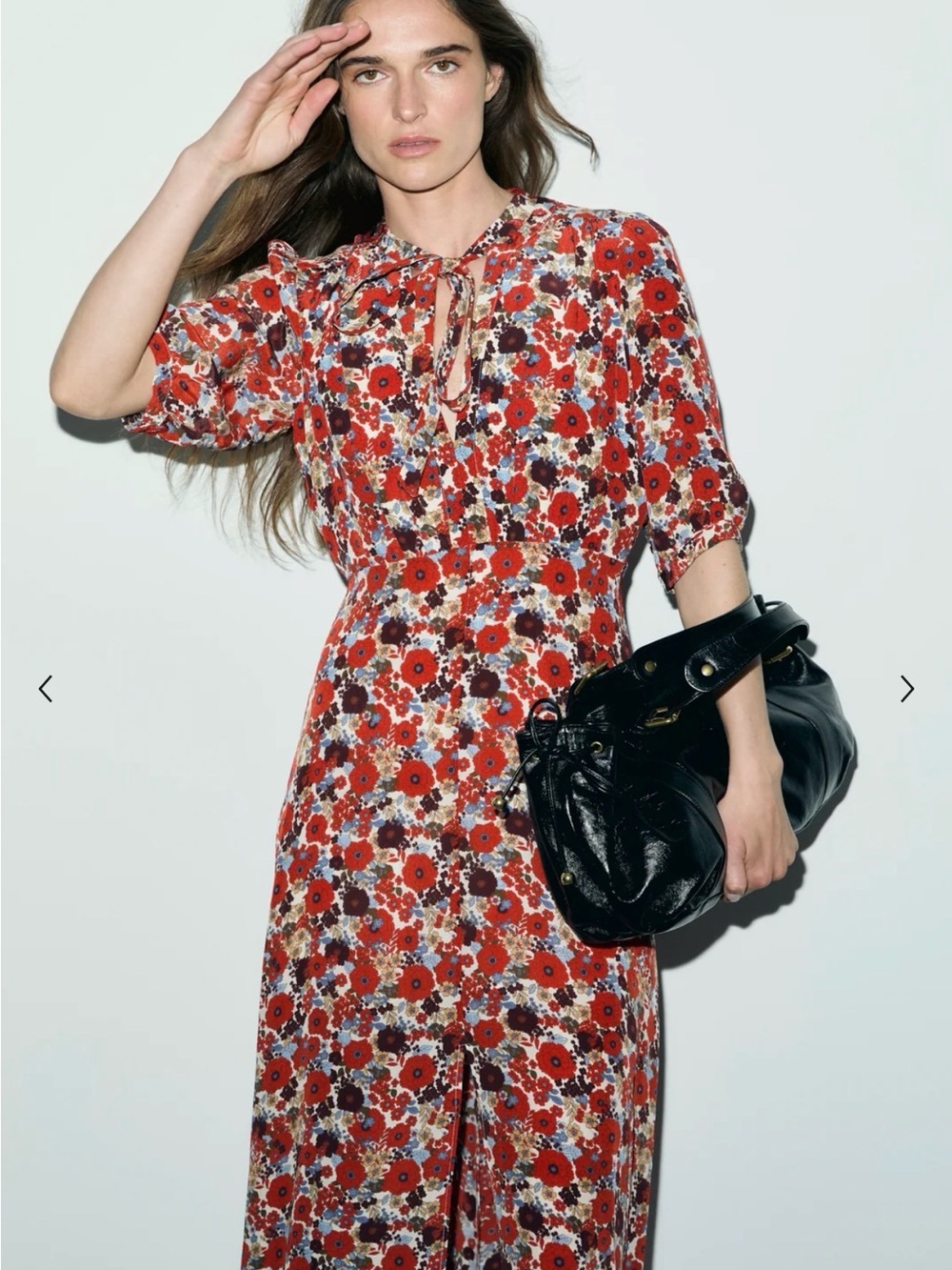 Gerard Darel waisted Floral Midi Dress - COCO